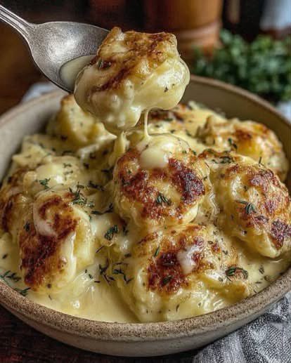 Creamy Garlic Parmesan Chicken Meatballs: The Ultimate Comfort Food Dinner