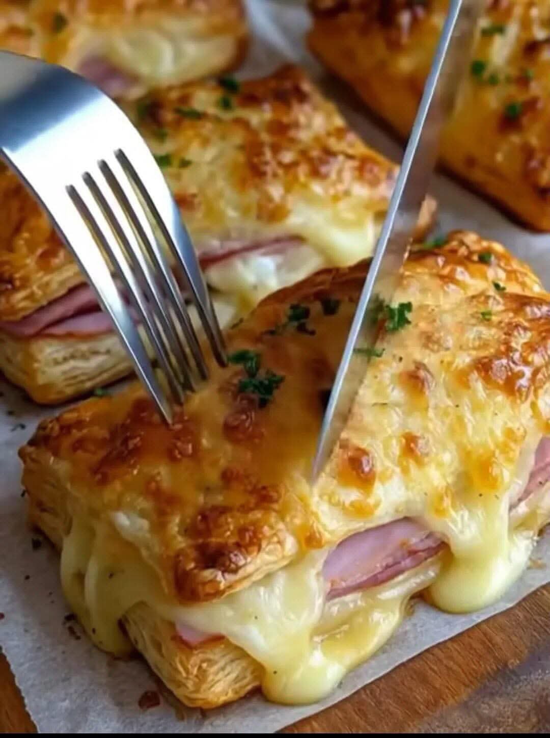 Ham and Cheese Puff Pastry Squares: The Ultimate Easy Appetizer Recipe