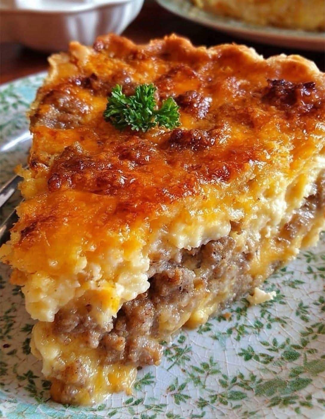 Cheesy Sausage Meat Pie: The Ultimate Easy Comfort Food Dinner