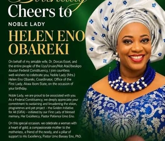 HEARTY BIRTHDAY CHEERS TO NOBLE LADY HELEN ENO OBAREKI