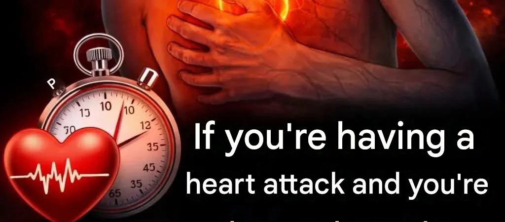 If you have a heart attack at home, do this in 10 seconds and you can save your life.