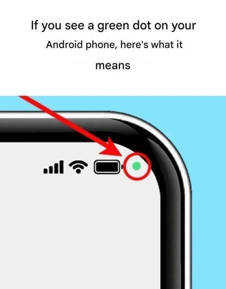 Do you see a green dot on your Android phone? Here’s what it means…read more
