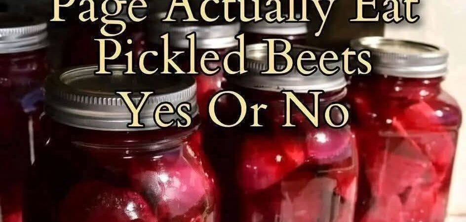 Healthy Pickled Beets Recipe