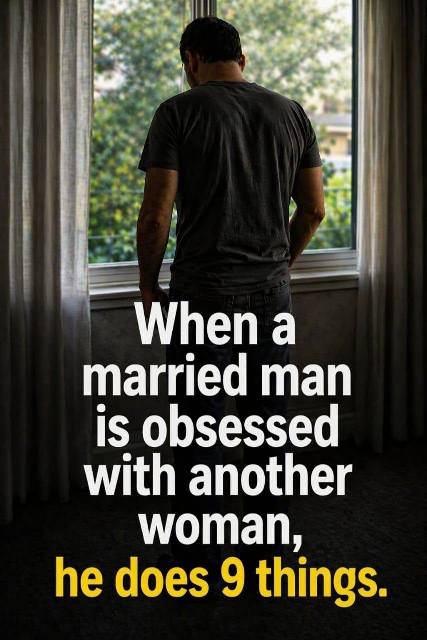 When a married man is attracted to another woman, he does these 9 things…. See more