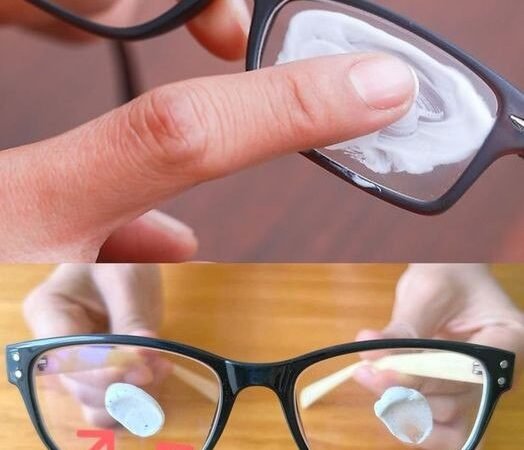 Scratches on glasses: don’t waste money: apply a little and they’ll disappear instantly.