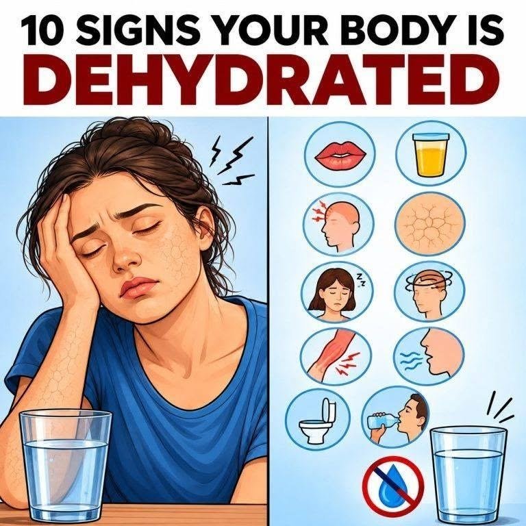 10 Signs Your Body Is Dehydrated