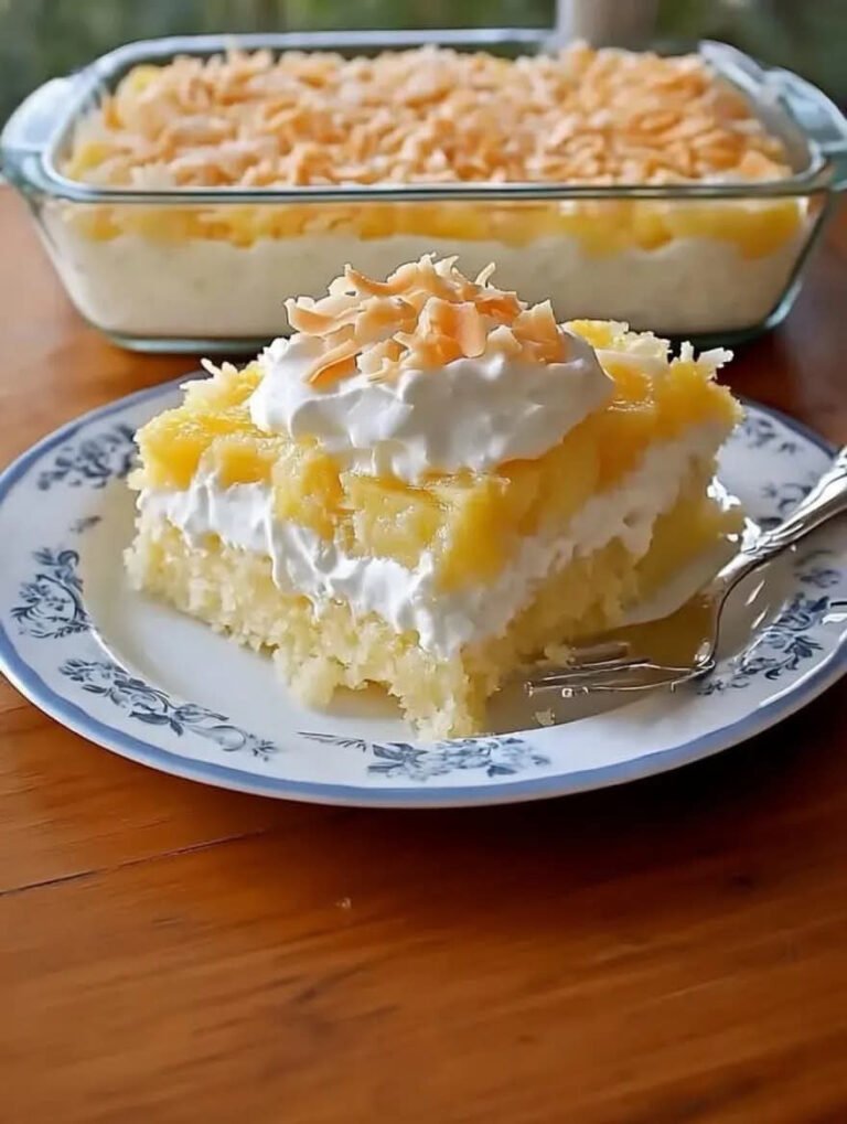 BEST Pineapple Coconut Dream Cake Recipe