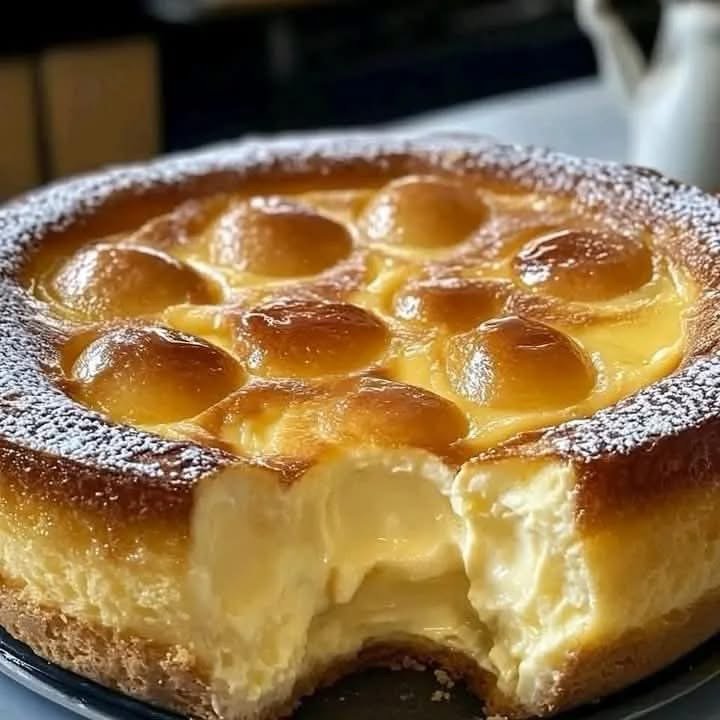 CREAMY Cake with 3 Yogurts and 2 Eggs