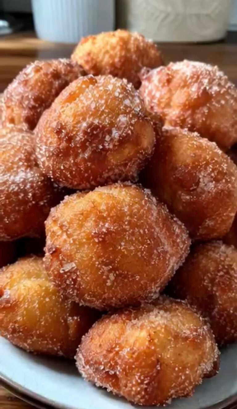 VIRAL SUGAR DONUT BITES – EASY HOMEMADE MINI DONUTS