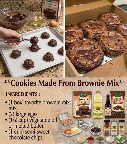 Cookies Made From Brownie Mix