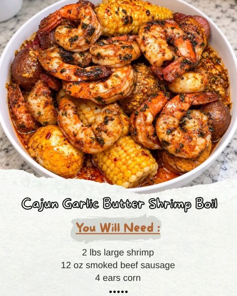  Cajun Garlic Butter Shrimp Boil