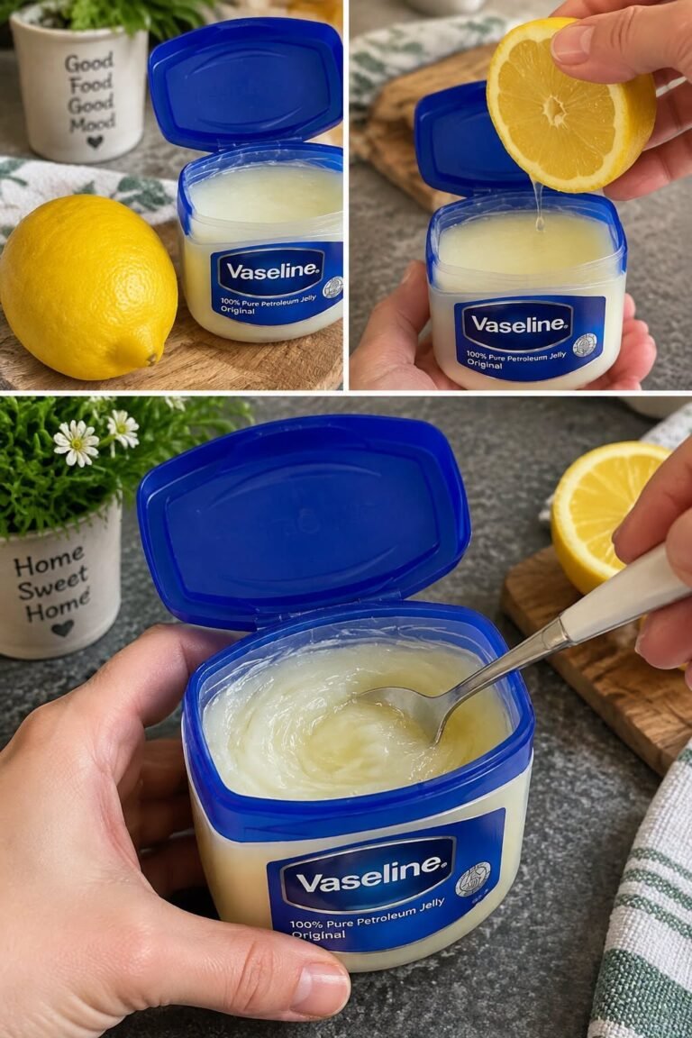 Vaseline and Lemon: Benefits