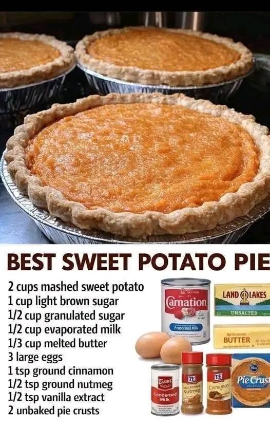 **BEST SWEET POTATO PIE**