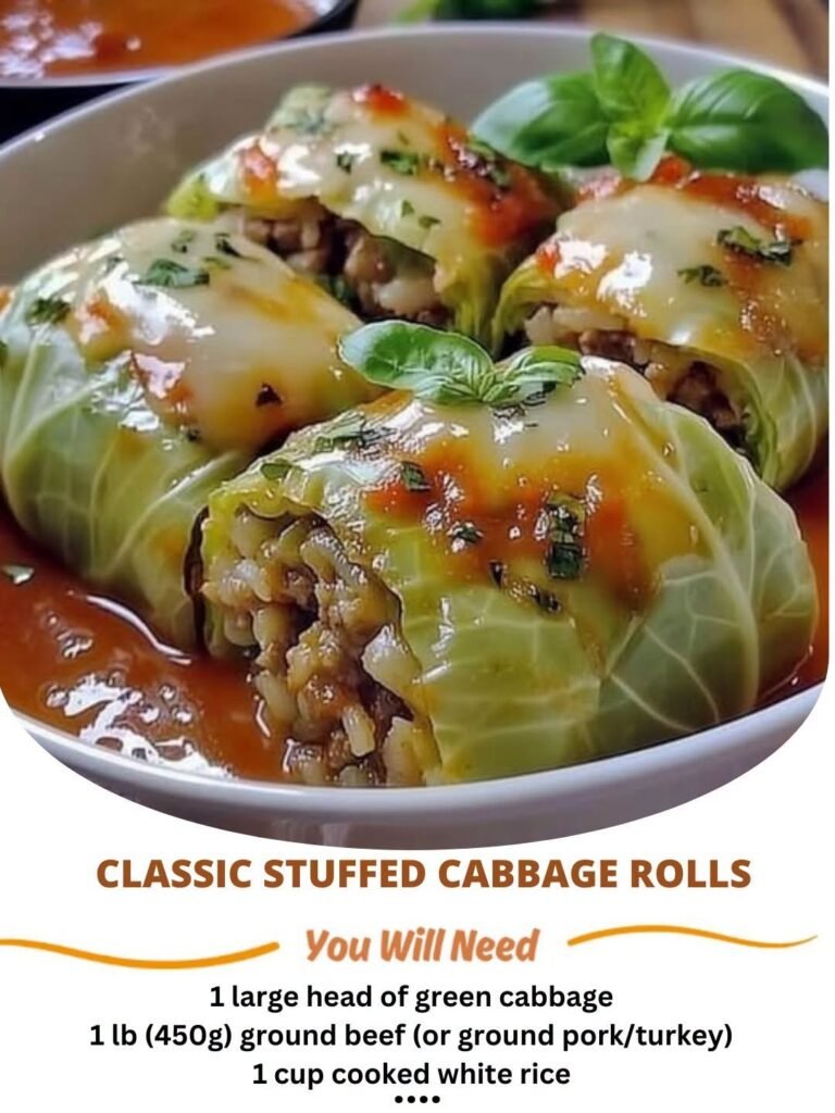 GRANDMA’S STUFFED CABBAGE ROLLS