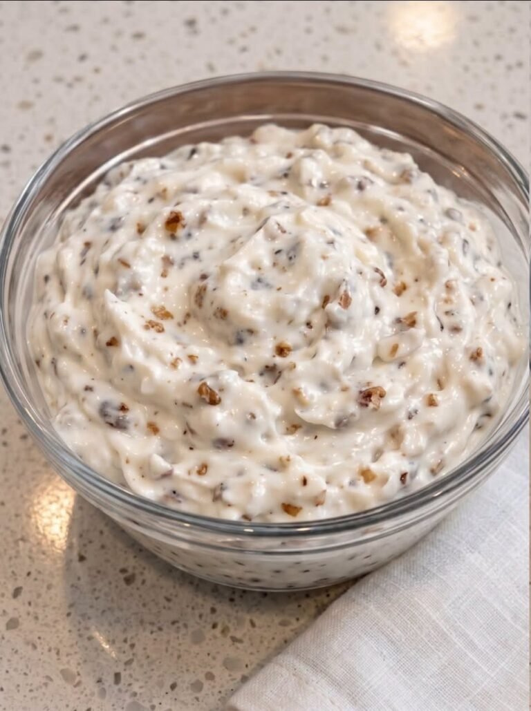 My dad makes this classic three-ingredient recipe for every single cookout. It disappears so fast that we always have to make a double batch before the guests arrive!