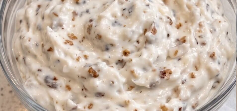 My dad makes this classic three-ingredient recipe for every single cookout. It disappears so fast that we always have to make a double batch before the guests arrive!