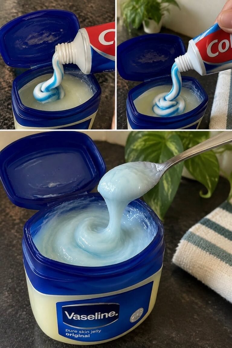 Mix toothpaste and Vaseline, I didn’t expect it to be so effective