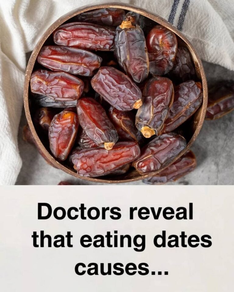 Doctors reveal that eating dates causes..