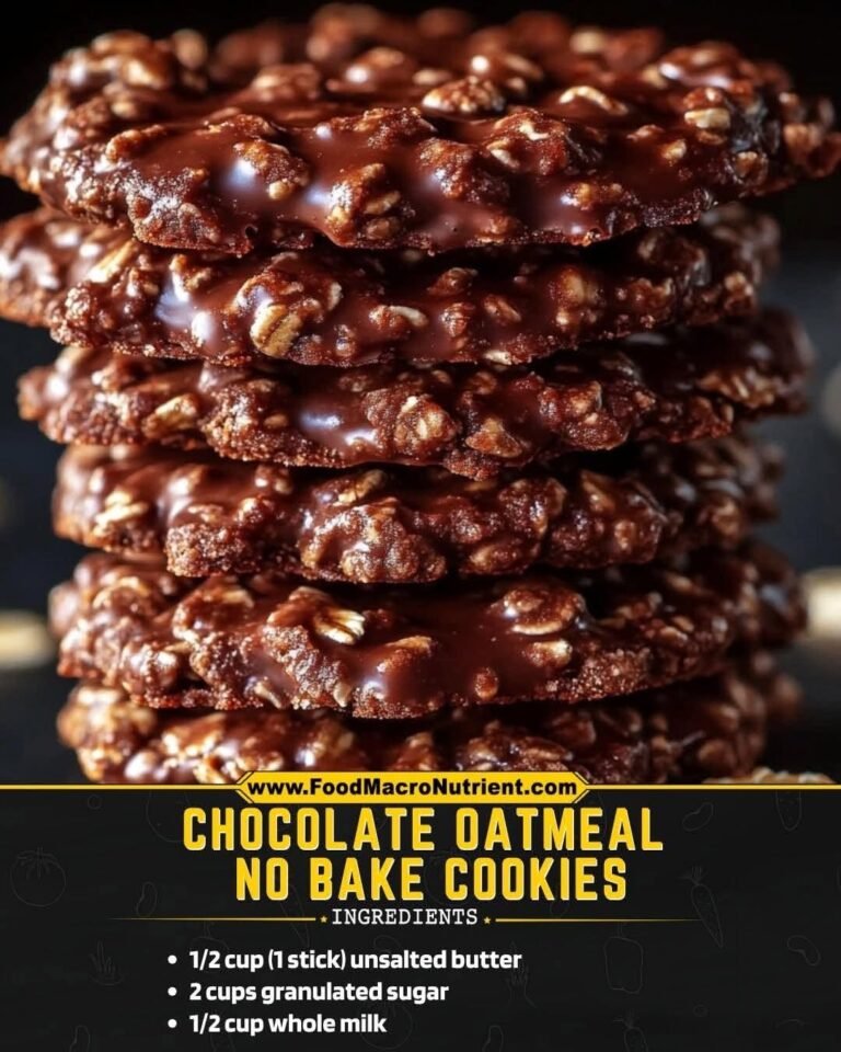 These Chocolate Oatmeal No Bake Cookies