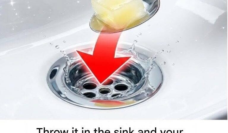 Throw it down the sink and the drain will never clog again!