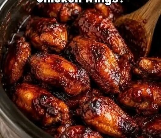 Would you eat these sticky, fall-off-the-bone Slow Cooker BBQ Chicken Wings?