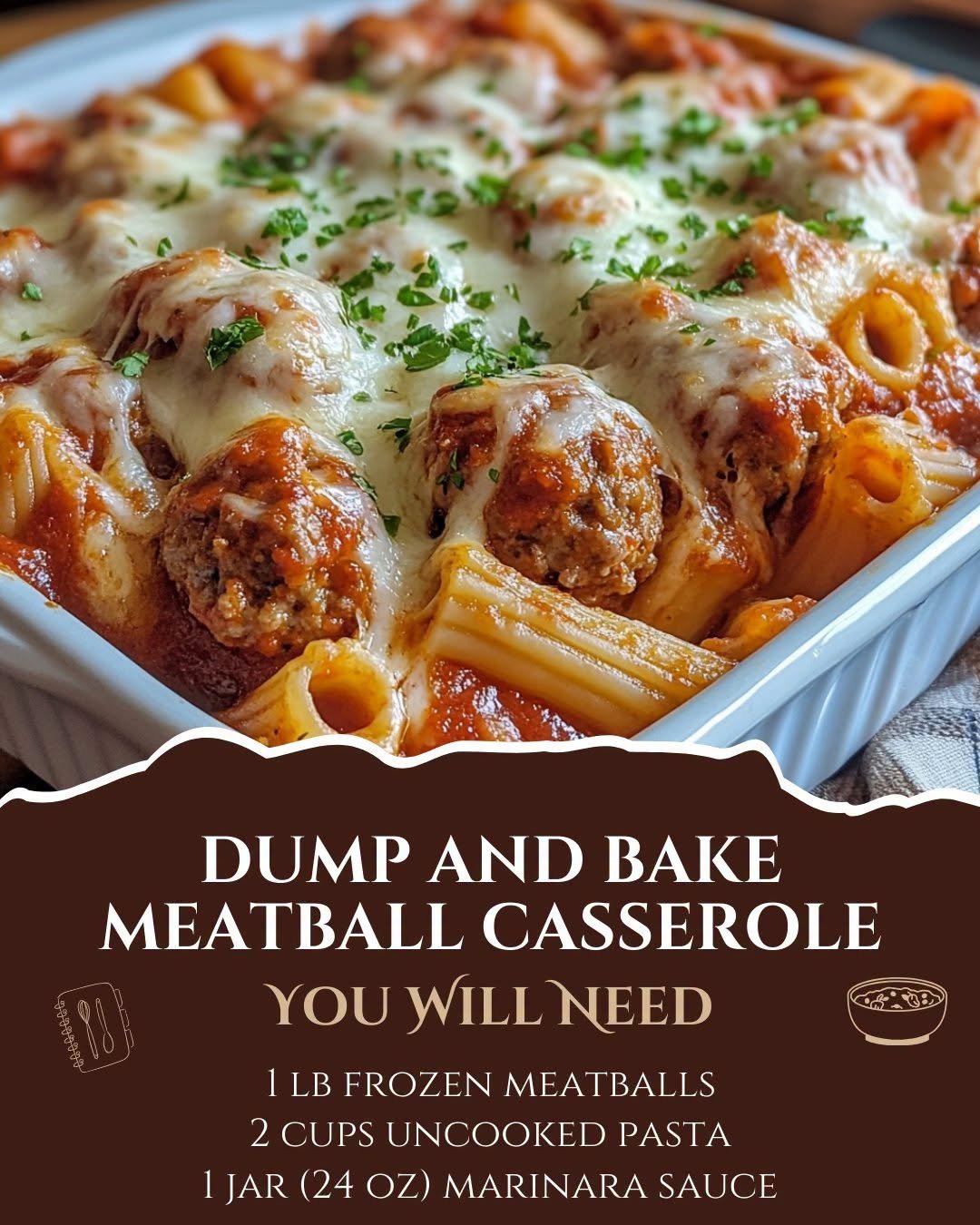 Dump And Bake Your Way To A Fantastic Meatball Casserole