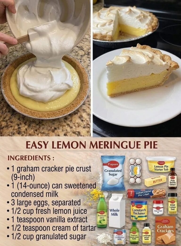 Grandma’s Lemon Meringue Pie – Don’t Lose This Recipe