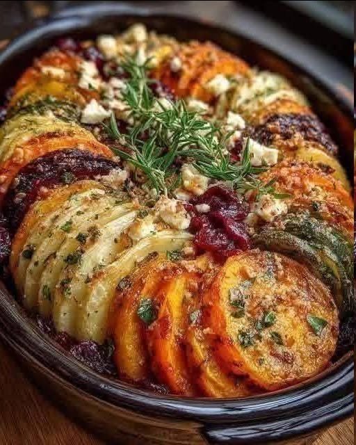 Rustic Vegetable Tian (Oven-Baked Veggie Gratin)