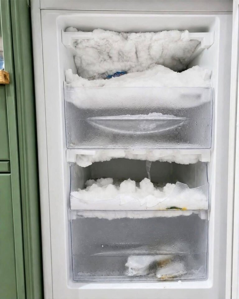 Here’s a great trick to defrost your freezer: The ice disappears without having to unplug it!