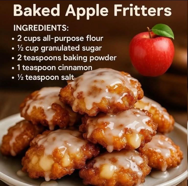 Baked Apple Fritters