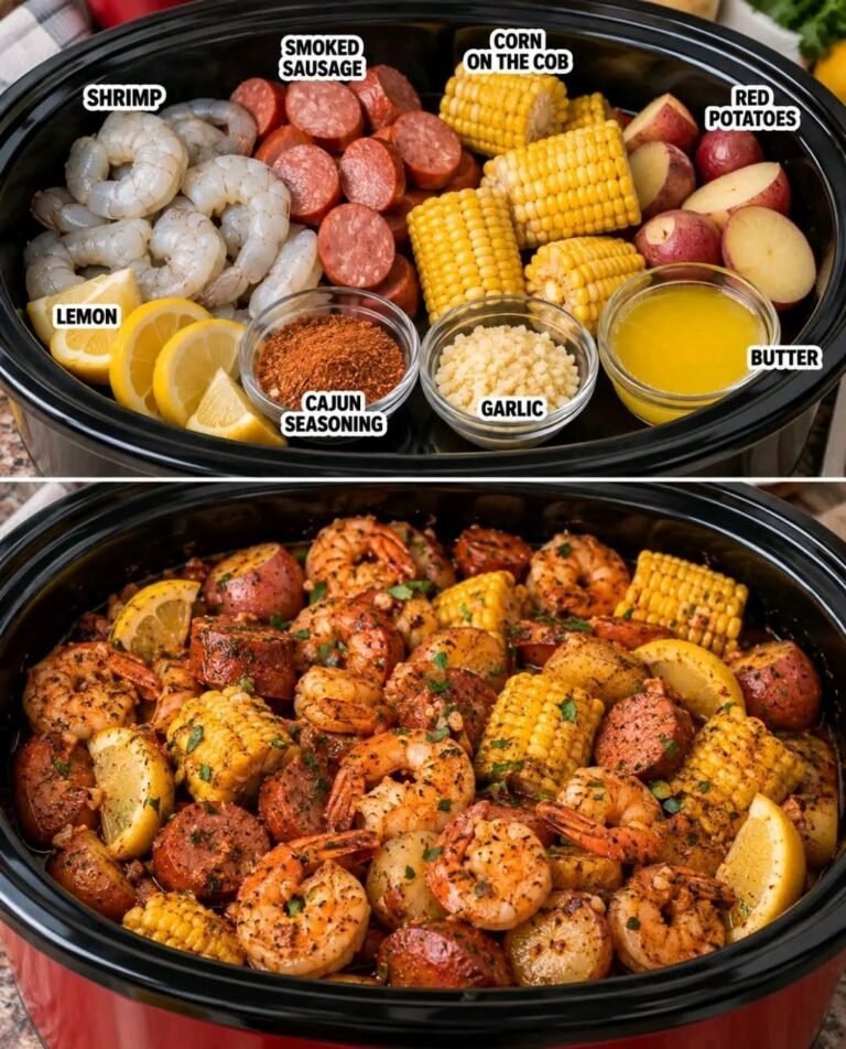 Slow Cooker Cajun Shrimp Boil