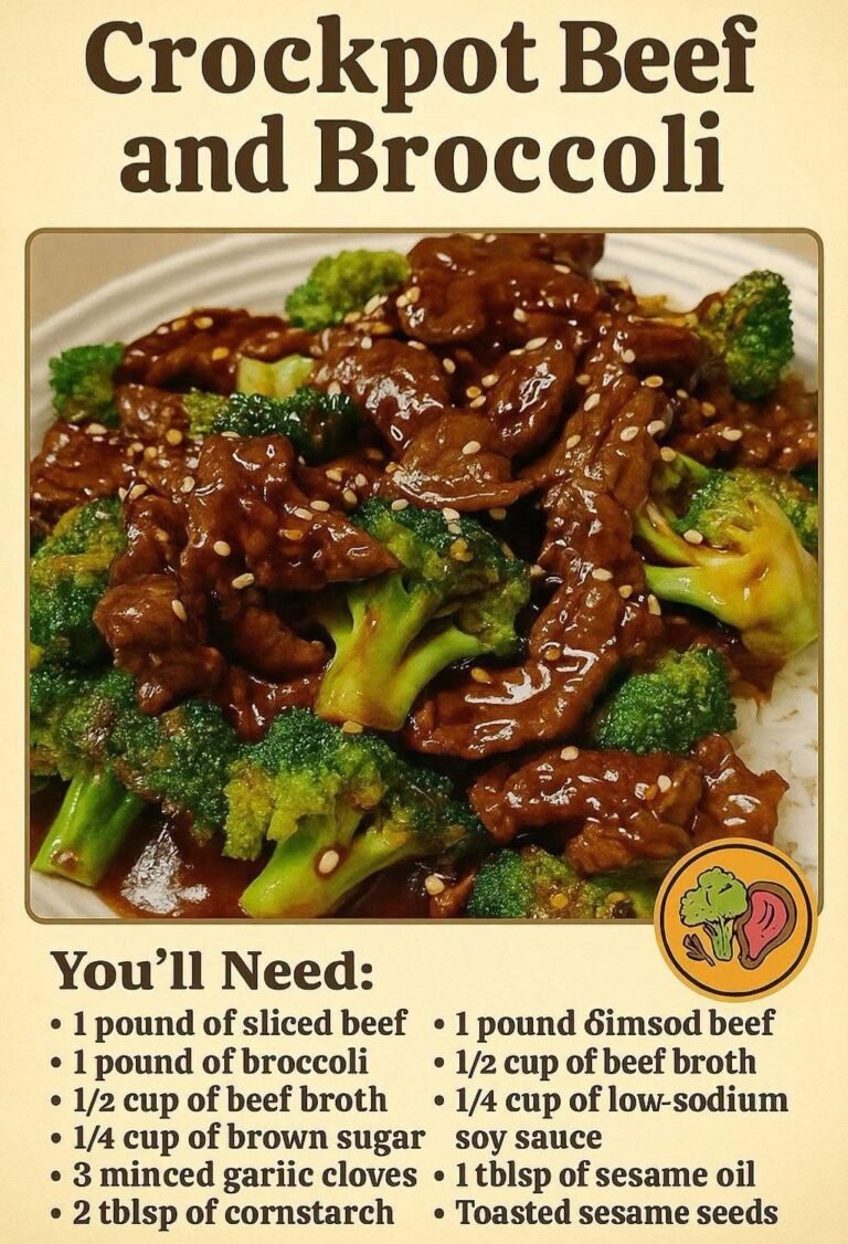My GrandMom Made this « CROCK POT BEEF AND BROCOLI» Be kind To Her