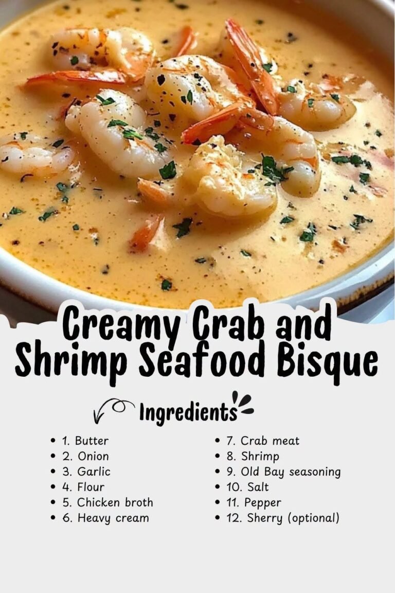 Creamy Crab and Shrimp Seafood Bisque