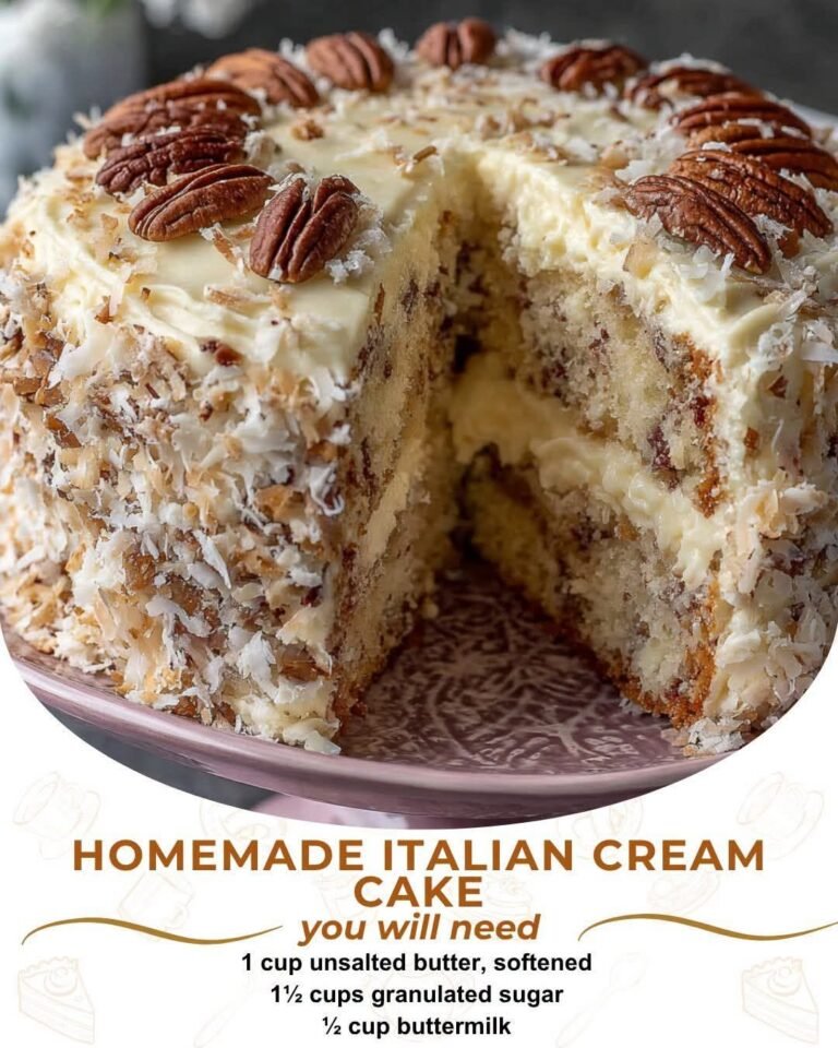 homemade Italian Cream Cake
