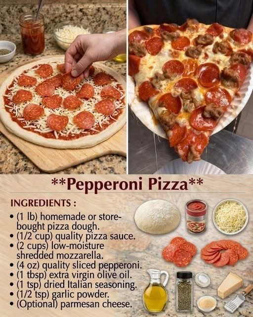 Pepperoni Sausage Pizza