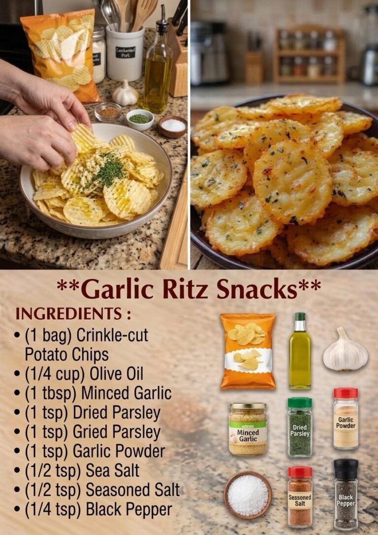 Garlic Ritz Snacks – Don’t LOSE This Recipe