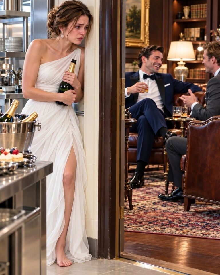 Two days before our wedding, I stood barefoot in the catering kitchen of a beautiful North Carolina estate, still wearing the white dress from our rehearsal dinner, and heard the man I was supposed to marry explain why he had chosen me.