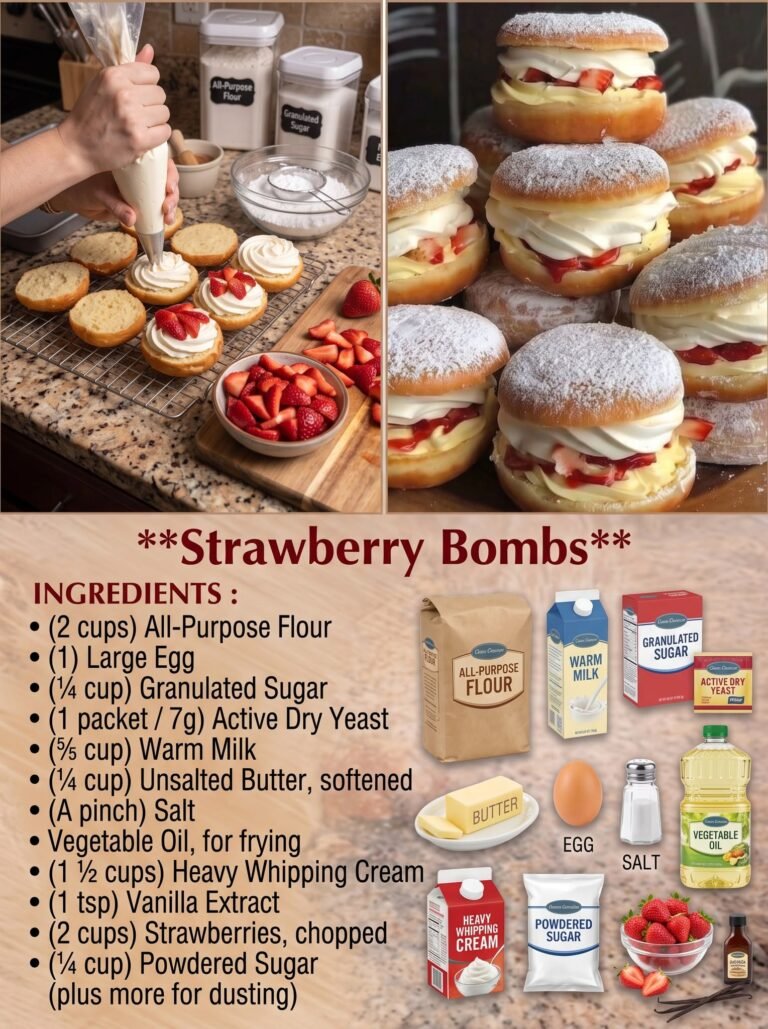 Strawberry Bombs – Don’t LOSE this recipe