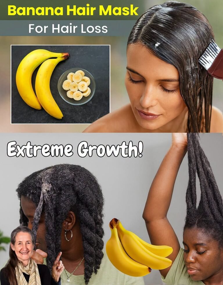 Here Is The Secret Recipe of Banana Peels to Turn Grandma’s Gray Hair Back to Black